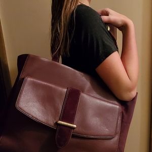 Kate Spade Leather & Suede Large Tote